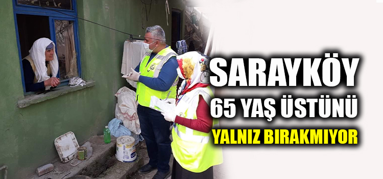 65 yaş ve üstü vatandaşlar için seferber oldular