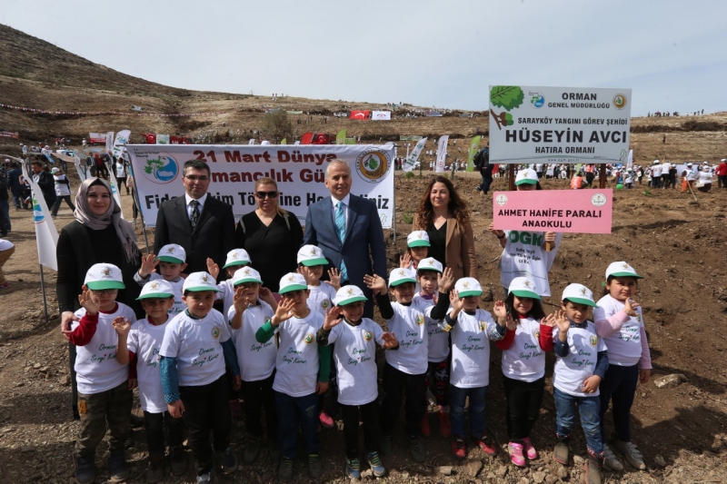 830.000 fidan toprakla buluşuyor