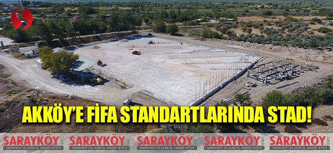 Akköy'e FİFA standartlarında stad!