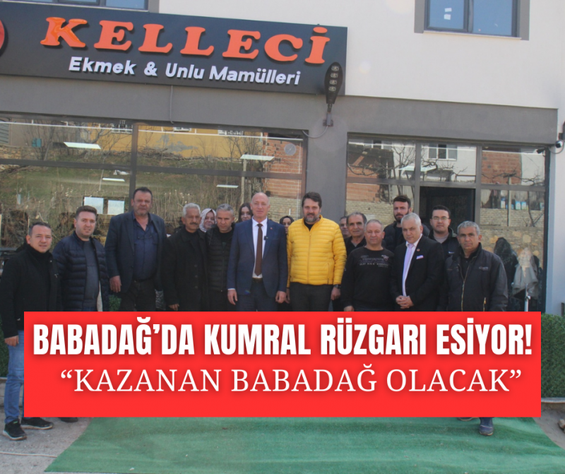 Babadağ ekmek fabrikası açılışı Başkan Adayı Kurum eşliğinde gerçekleştirildi!