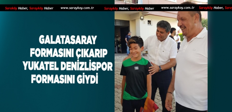 BAŞKAN FORMA HEDİYE EDİNCE DAYANAMADI 