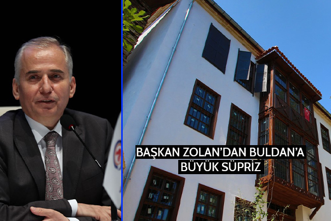 Başkan Zolan'dan Buldan'a Büyük Sürpriz