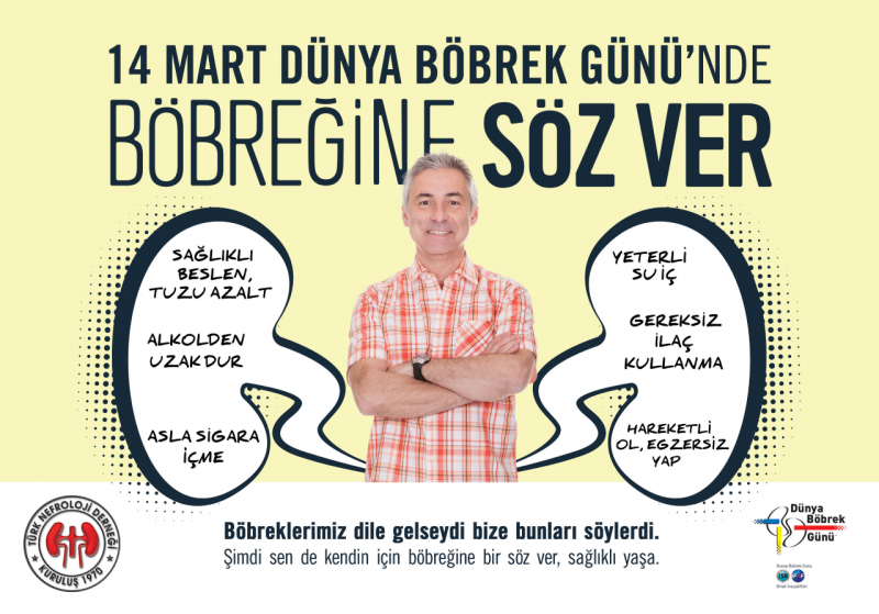 “böbreğine söz ver, sağlıklı yaşa”