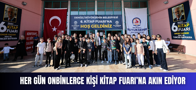 Büyükşehir Kitap Fuarı’nda yazar yağmuru sürüyor