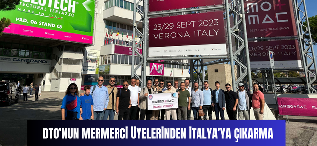 Denizli Ticaret Odası (DTO), 30 Üyesini KOSGEB Desteğiyle Mermer Fuarına Gönderdi