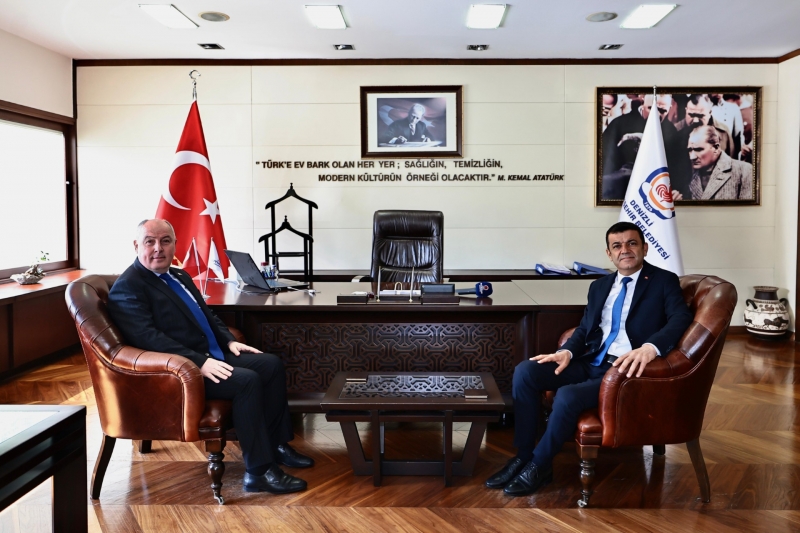 Denizli Valisi Coşkun’dan Başkan Çavuşoğlu’na ziyaret