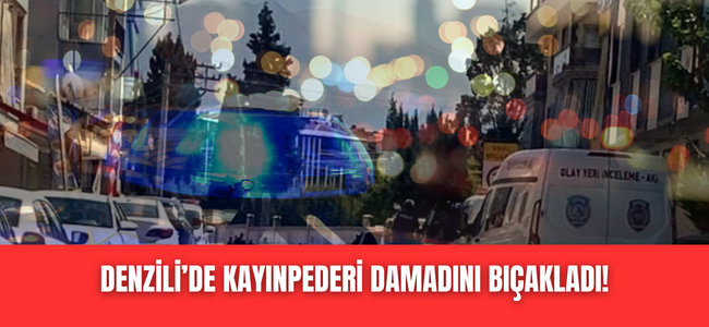 Denizli'de kayınpeder-damat kavgasında bıçaklar konuştu! 