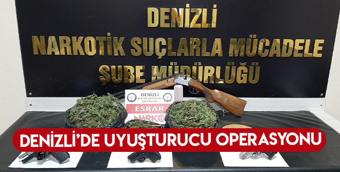 Denizli'de Uyuşturucu Operasyonu: 13 Tutuklu