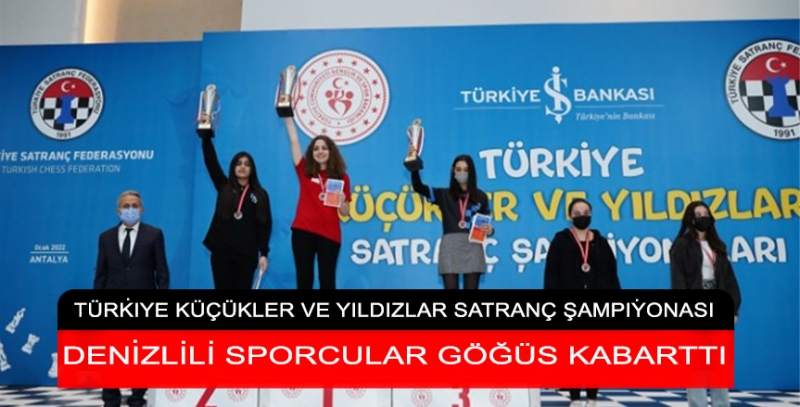 Denizlili sporcular göğüs kabarttı 