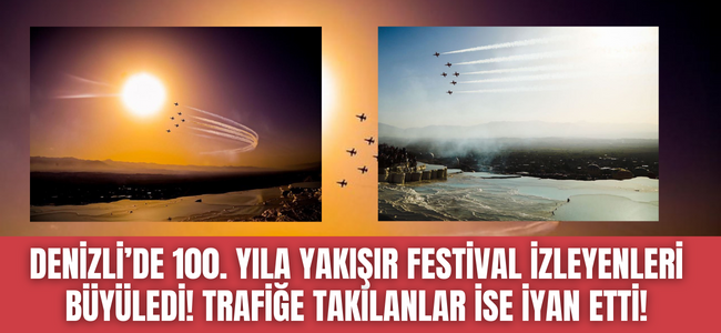 Denizlililer geçtiğimiz pazar Pamukkale'ye akı etti, görsel şölen izleyenleri büyüledi, trafikteki vatandaşlar ise yoğunluk karşısında şaşkınlık geçirdi!