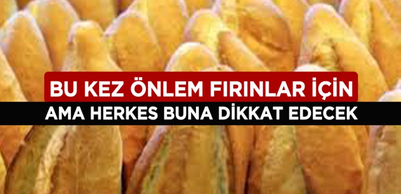 EKMEK SEVERLERİN DİKKATİNE 