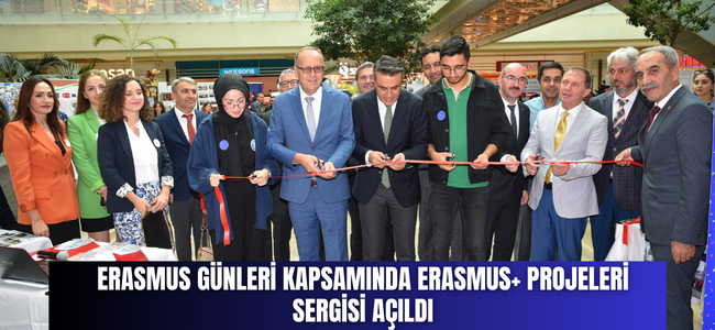 Erasmus Günleri Kapsamında Erasmus+ Projeleri Sergisi Açıldı