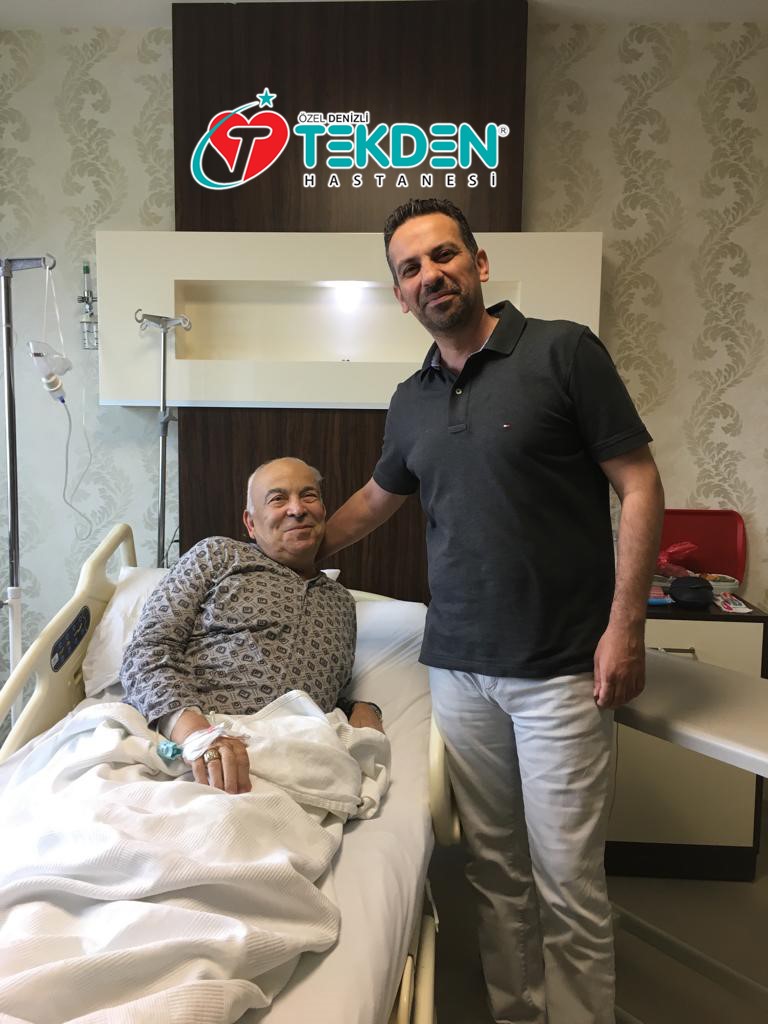 Gurbetci Ali Osman amca Özel Denizli Tekden Hastanesinde şifa buldu