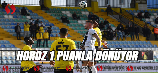 Horoz 1 puanla dönüyor 