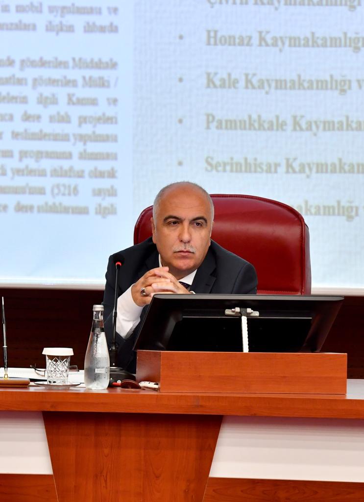 İl Su Yönetimi Koordinasyon Kurulu Toplantısı Vali Karahan Başkanlığında Gerçekleştirildi
