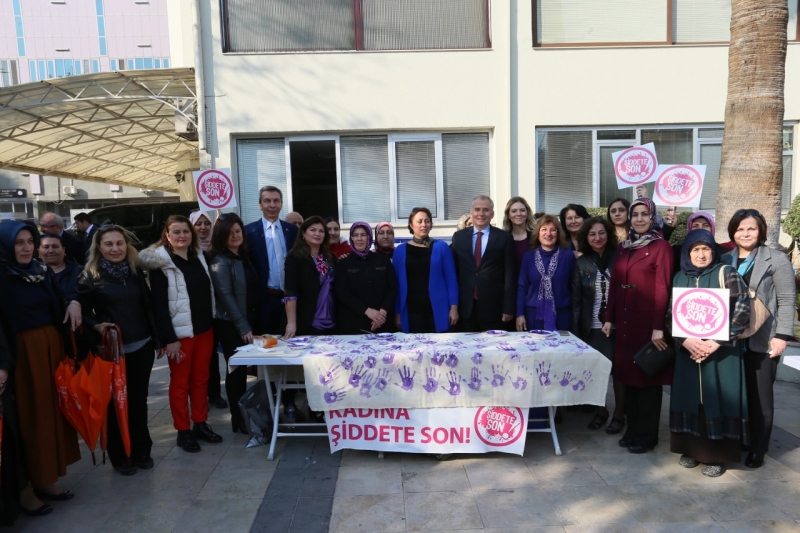 Kadına şiddete “HAYIR