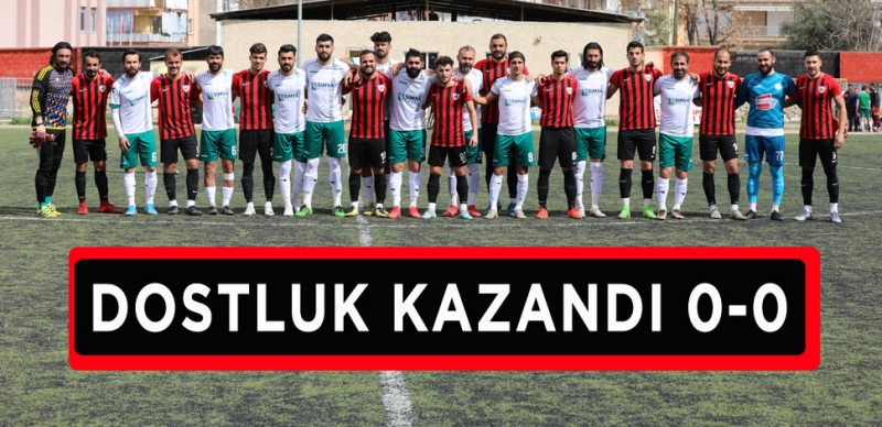 KENDİ SAHASINA BERABERE KALDI 