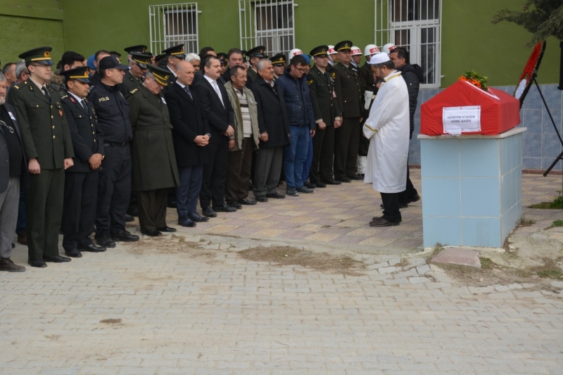 Kore gazisi Sarayköy’de son yolculuğuna uğurlandı