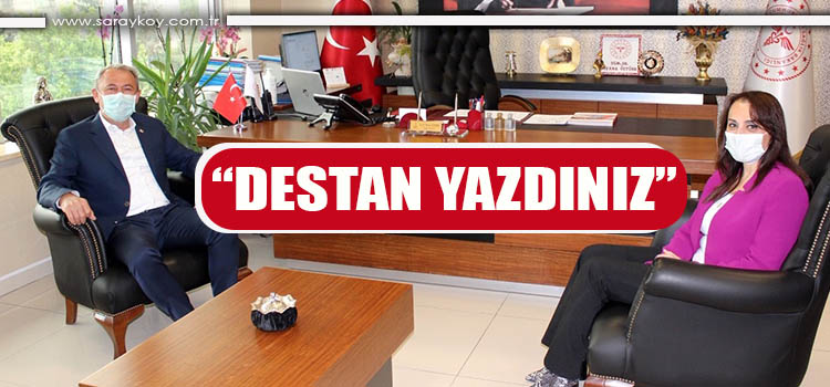 Milletvekili Şahin Tin, Sağlık Müdürü Öztürk’ü ziyaret etti.