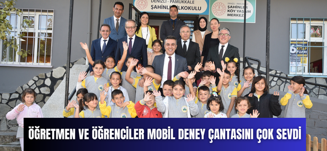 Öğretmen ve Öğrenciler Mobil Deney Çantasını Çok Sevdi