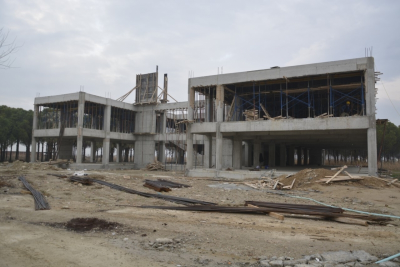 PAÜ Sarayköy Meslek Yüksekokulu inşaatı yükseliyor