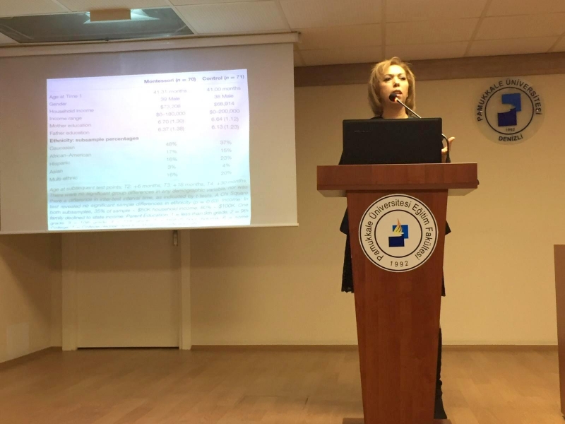 PAÜ’de Montessori Eğitimi Konuşuldu