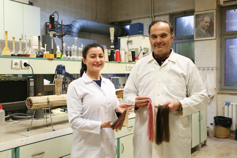 PAÜ’nün Çalışmalarını Sürdürdüğü Gerçek Saç ile Kaplı Sentetik Saçlar Gerçeğini Aratmıyor