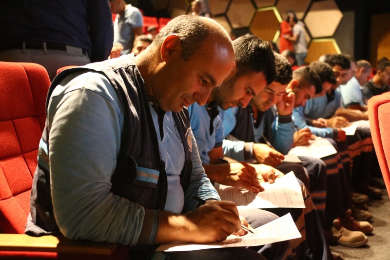 PERSONELE İŞ SAĞLIĞI VE GÜVENLİĞİ EĞİTİMİ VERİLDİ