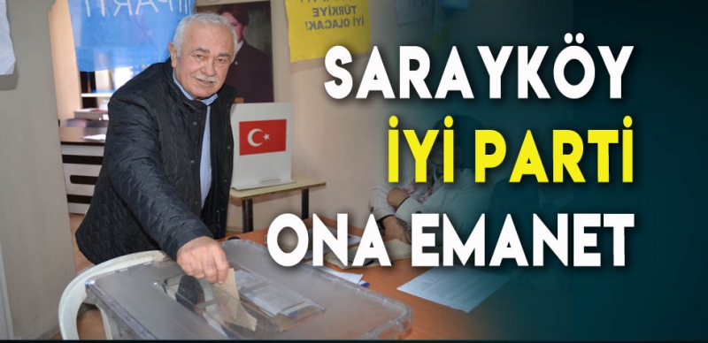 Sarayköy İYİ Parti’de demokrasi şöleni