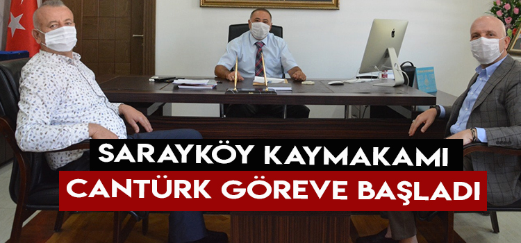 SARAYKÖY KAYMAKAMI GÖREVE BAŞLADI 