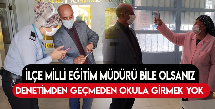 SARAYKÖY OKULLARINDA DENETİM EN ÜST SEVİYEDE 