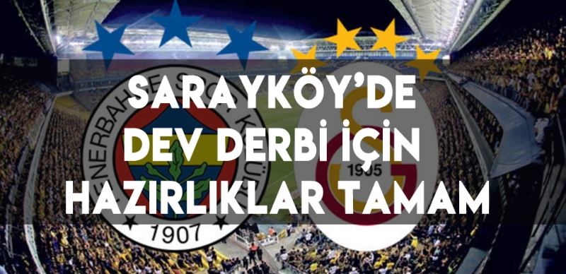 SARAYKÖY'DE DERBİ KEYFİ ORADA YAŞANACAK 