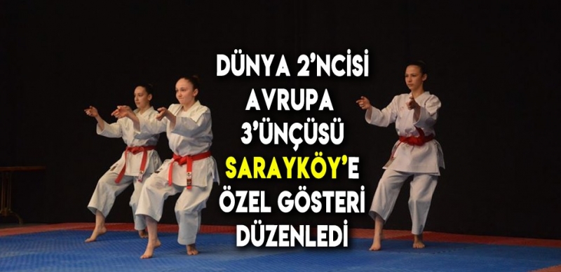 SARAYKÖYLÜ KARATECİLER KUŞAKLARINA KAVUŞTU