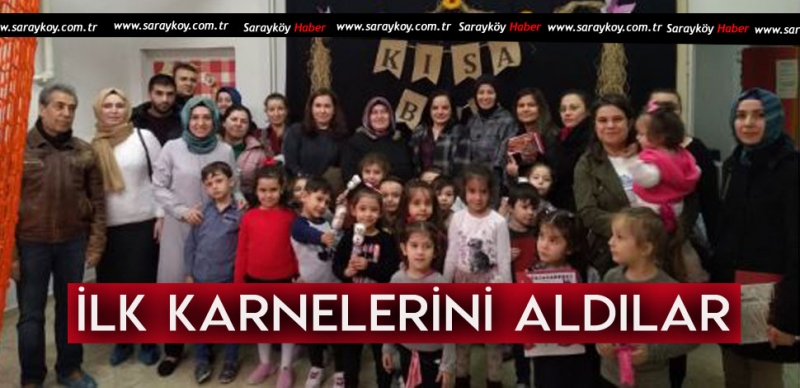 SARAYKÖYLÜ ÖĞRENCİLERİN KARNE SEVİNCİ 