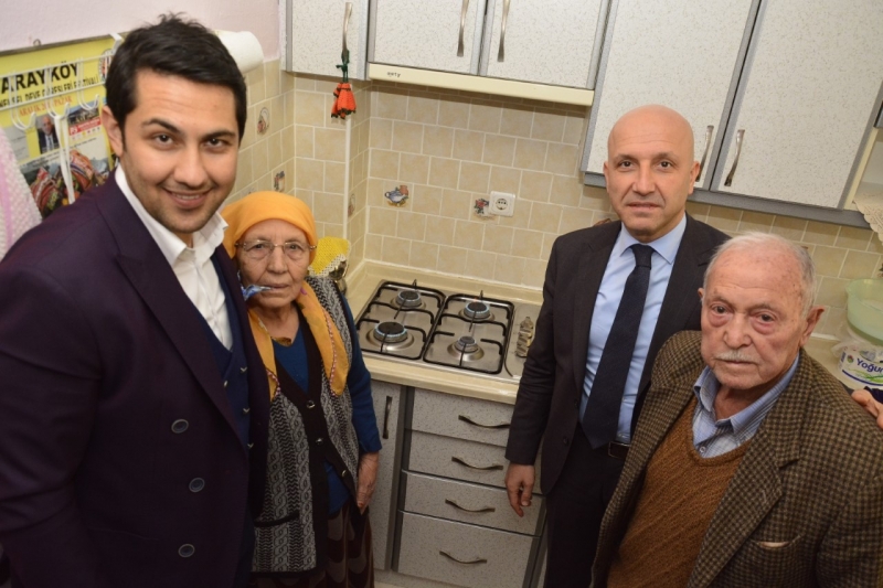 Sarayköylüler doğal gaz konforuyla buluştu