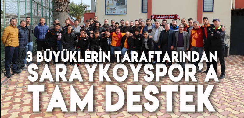 SARAYKÖYSPOR'A TAM DESTEK