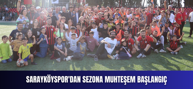 Sarayköyspor'dan sezona muhteşem başlangıç