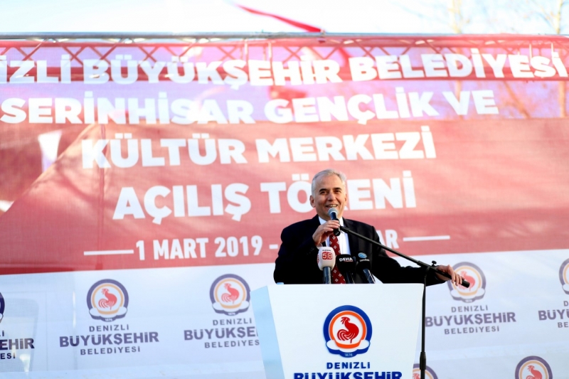 Serinhisar Gençlik ve Kültür Merkezi'ne muhteşem açılış