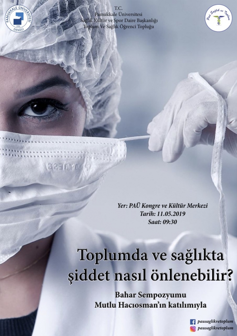 Toplumda ve Sağlıkta Şiddet Konuşulacak