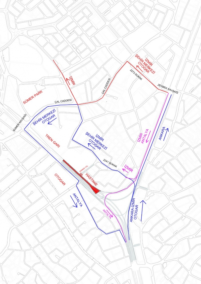 Üçgen Meydanı’nda bu yollara dikkat
