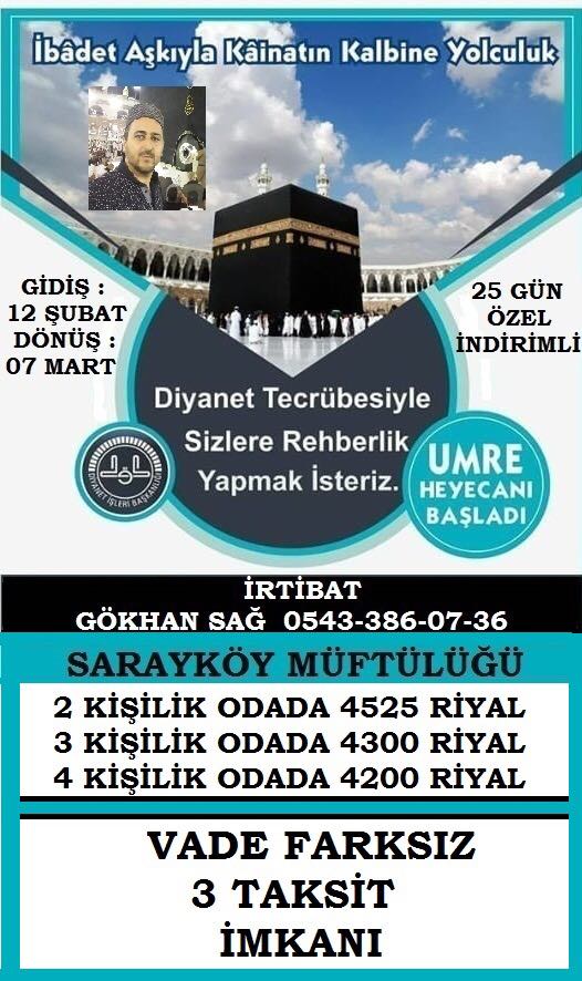 Umreye gitmek isteyenler bu haber sizin için 