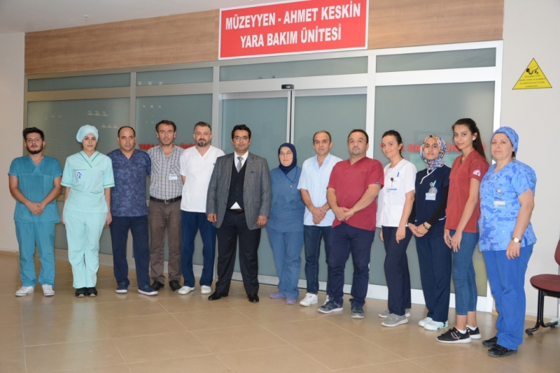 YENİ AÇILAN PAÜ HASTANESİ YARA BAKIM ÜNİTESİ KISA SÜREDE  BİRÇOK HASTAYI İYİLEŞTİRDİ