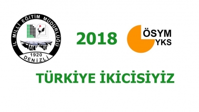 2018 YKS’de Türkiye İkincisiyiz