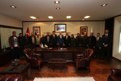 AK Parti Beyağaç Yönetimi'nden Başkan Zolan'a ziyaret