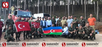 AK Partili Şahin Tin, Beyağaç-Köyceğiz sınırındaki yangın bölgesine gitti!