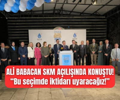 ALİ BABACAN DENİZLİ'DE YOĞUN İLGİ İLE KARŞILAŞTI! 