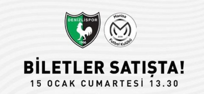 Altaş Denizlispor - Manisa FK maçı biletleri satışa çıktı!
