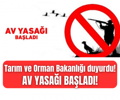 AV SEVERLERİN DİKKATİNE! AV SEZONU SONA ERDİ !!!