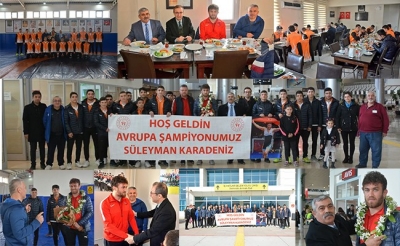 AVRUPA ŞAMPİYONU DENİZLİ’YE DÖNDÜ