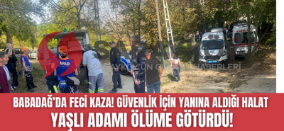 Babadağ'da korkunç ölüm! Can güvenliği için yanına aldığı ip talihsiz adamı ölüme götürdü! 